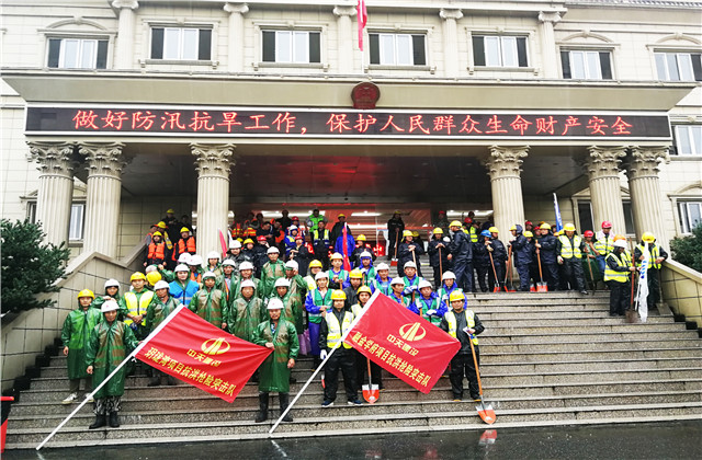 洪水无情 胜天有爱——胜天六建急赴恩施受灾项目助力复工复产