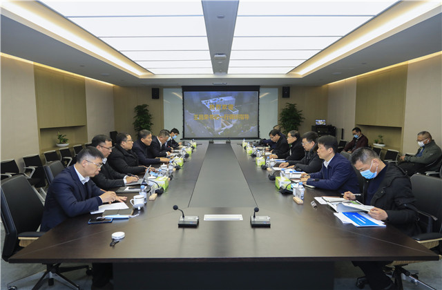 浙江省委常委、政法委书记王昌荣一行莅临胜天总部