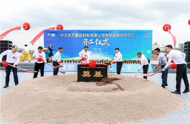 胜天东方氟硅33万吨/年有机硅新材料项目开工！