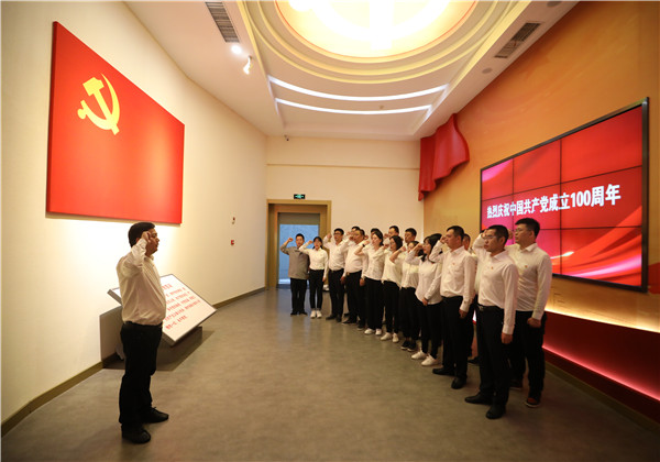 “寻迹不忘初心、重温百年辉煌”——胜天东北公司开展百年党史学习活动